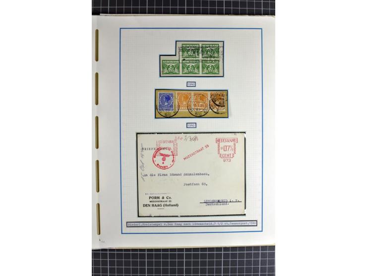 1852/2010, umfangreiche, in den Hauptnummern augenscheinliche überkomplette Sammlung, am Anfang gestempelte Sammlung mit eini