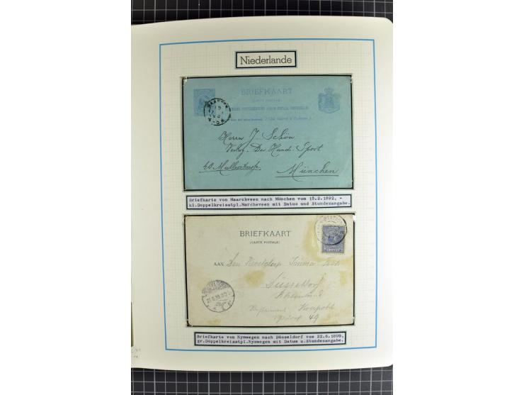 1852/2010, umfangreiche, in den Hauptnummern augenscheinliche überkomplette Sammlung, am Anfang gestempelte Sammlung mit eini