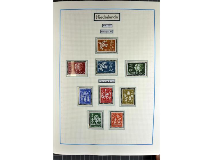 1852/2010, umfangreiche, in den Hauptnummern augenscheinliche überkomplette Sammlung, am Anfang gestempelte Sammlung mit eini