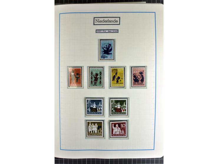 1852/2010, umfangreiche, in den Hauptnummern augenscheinliche überkomplette Sammlung, am Anfang gestempelte Sammlung mit eini