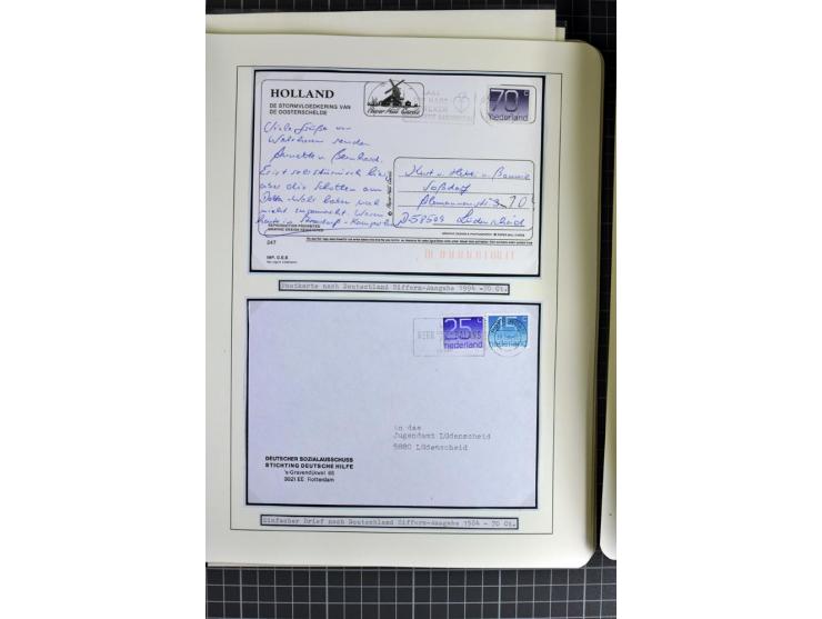 1852/2010, umfangreiche, in den Hauptnummern augenscheinliche überkomplette Sammlung, am Anfang gestempelte Sammlung mit eini