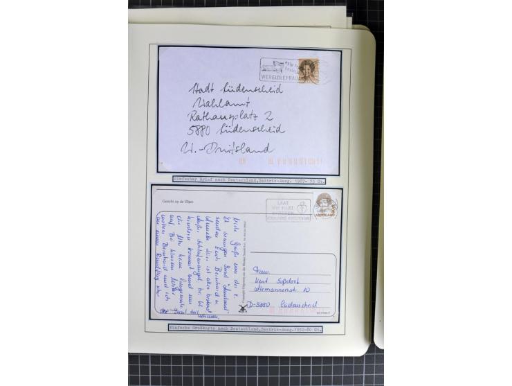 1852/2010, umfangreiche, in den Hauptnummern augenscheinliche überkomplette Sammlung, am Anfang gestempelte Sammlung mit eini