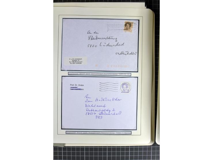 1852/2010, umfangreiche, in den Hauptnummern augenscheinliche überkomplette Sammlung, am Anfang gestempelte Sammlung mit eini