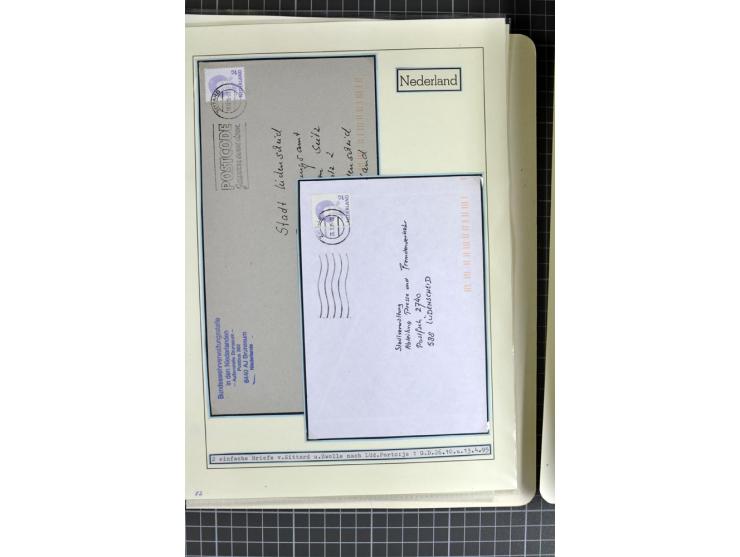 1852/2010, umfangreiche, in den Hauptnummern augenscheinliche überkomplette Sammlung, am Anfang gestempelte Sammlung mit eini