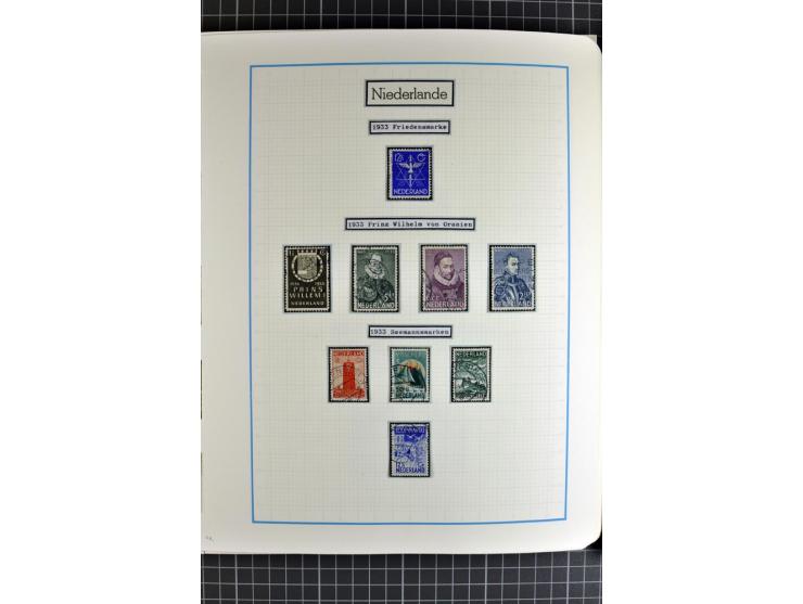 1852/2010, umfangreiche, in den Hauptnummern augenscheinliche überkomplette Sammlung, am Anfang gestempelte Sammlung mit eini