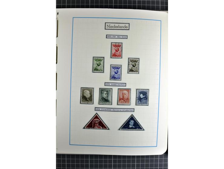 1852/2010, umfangreiche, in den Hauptnummern augenscheinliche überkomplette Sammlung, am Anfang gestempelte Sammlung mit eini