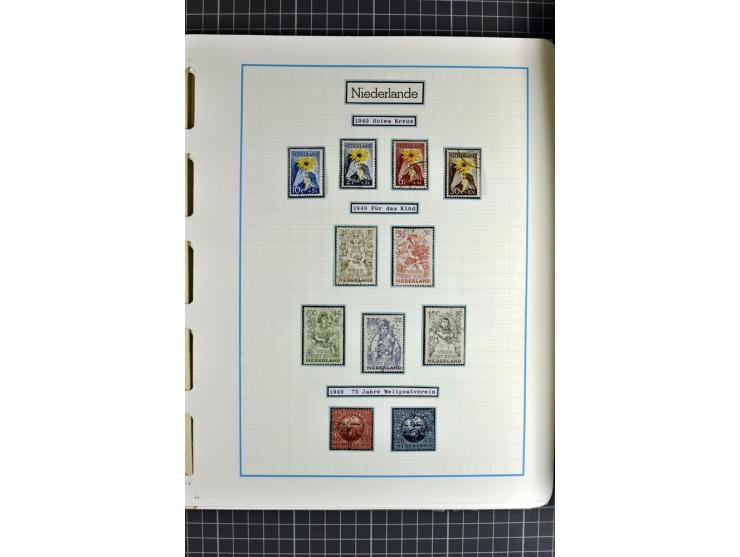 1852/2010, umfangreiche, in den Hauptnummern augenscheinliche überkomplette Sammlung, am Anfang gestempelte Sammlung mit eini