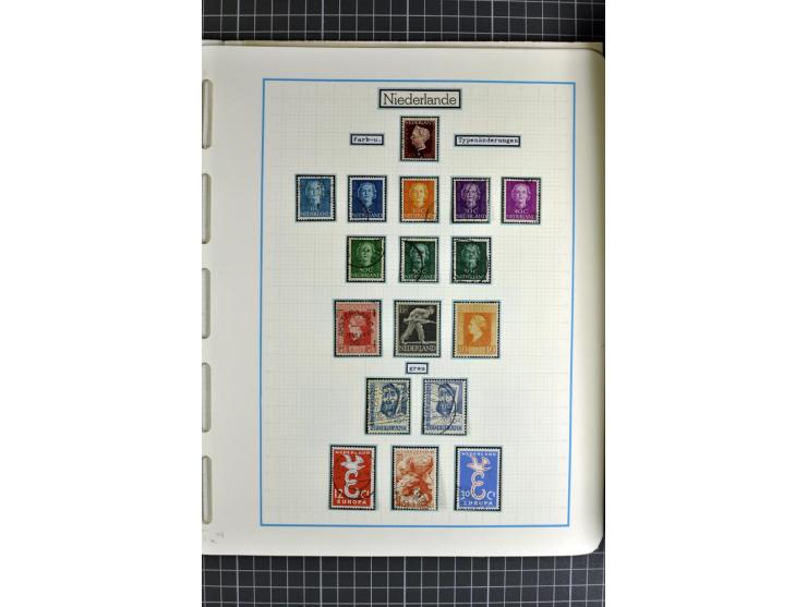 1852/2010, umfangreiche, in den Hauptnummern augenscheinliche überkomplette Sammlung, am Anfang gestempelte Sammlung mit eini