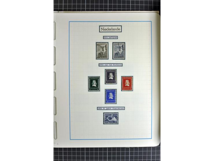 1852/2010, umfangreiche, in den Hauptnummern augenscheinliche überkomplette Sammlung, am Anfang gestempelte Sammlung mit eini