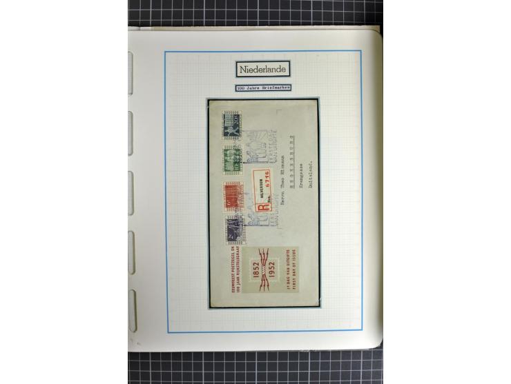 1852/2010, umfangreiche, in den Hauptnummern augenscheinliche überkomplette Sammlung, am Anfang gestempelte Sammlung mit eini