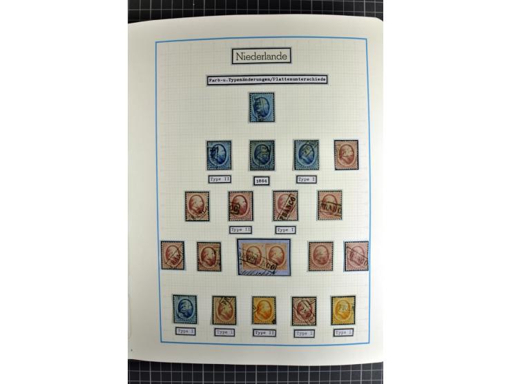 1852/2010, umfangreiche, in den Hauptnummern augenscheinliche überkomplette Sammlung, am Anfang gestempelte Sammlung mit eini