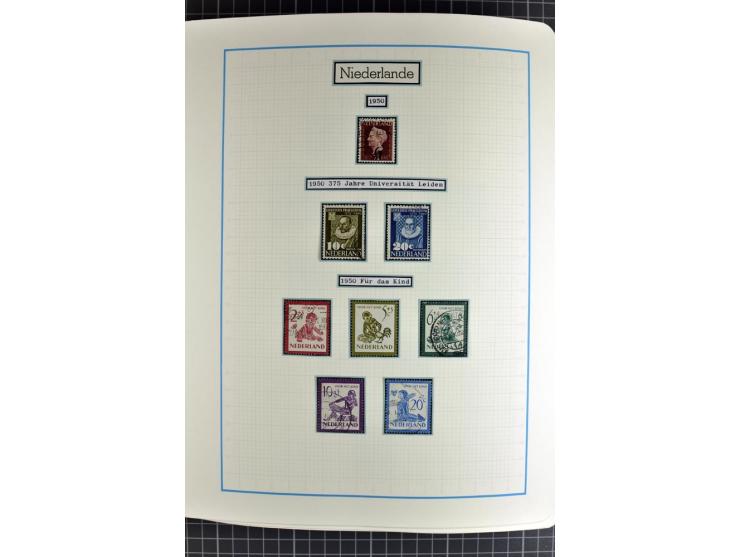 1852/2010, umfangreiche, in den Hauptnummern augenscheinliche überkomplette Sammlung, am Anfang gestempelte Sammlung mit eini