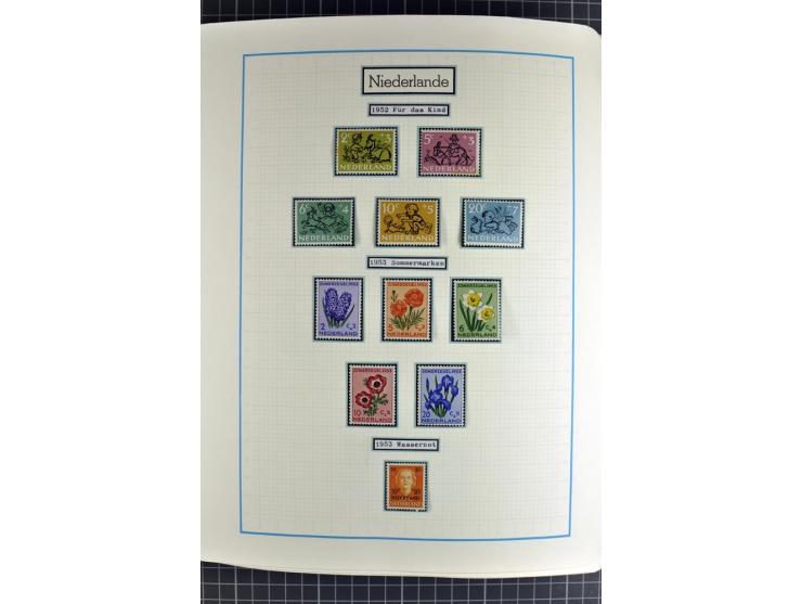 1852/2010, umfangreiche, in den Hauptnummern augenscheinliche überkomplette Sammlung, am Anfang gestempelte Sammlung mit eini