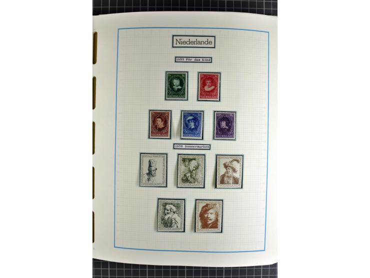 1852/2010, umfangreiche, in den Hauptnummern augenscheinliche überkomplette Sammlung, am Anfang gestempelte Sammlung mit eini