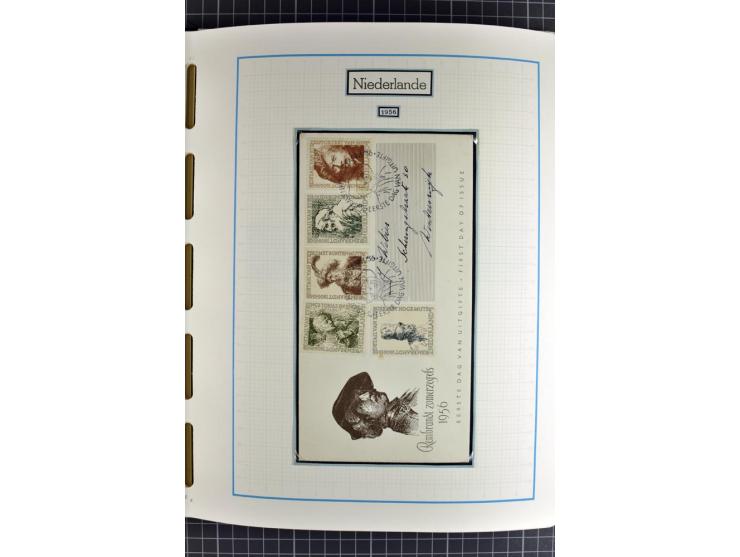 1852/2010, umfangreiche, in den Hauptnummern augenscheinliche überkomplette Sammlung, am Anfang gestempelte Sammlung mit eini
