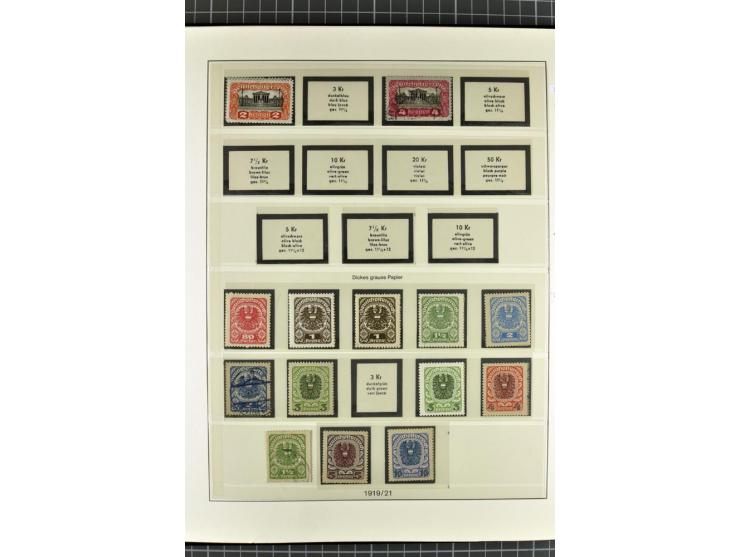 1850/2011, postfrische, ungebrauchte und gestempelte Sammlung, oft in beiden Erhaltungen gesammelt, mit u.a. Mi.-Nr. 161-77, 