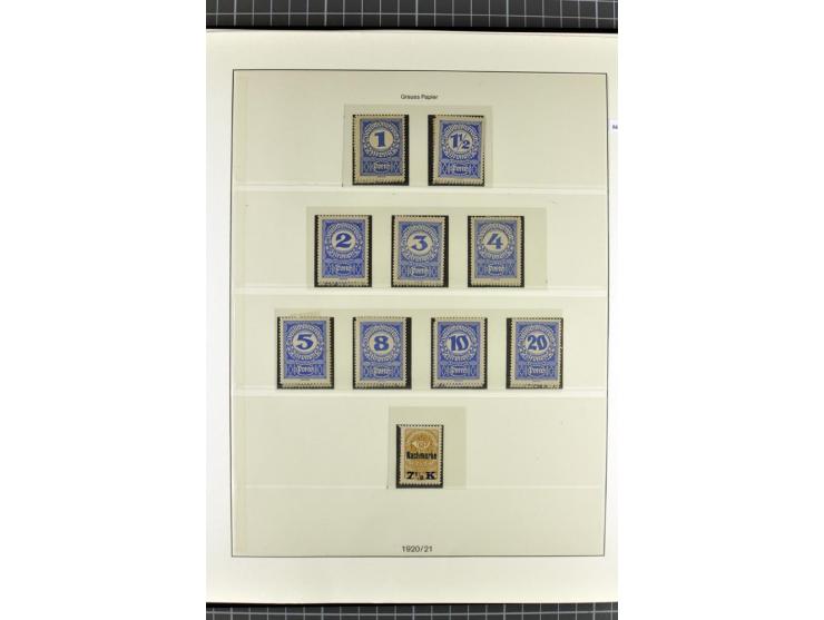 1850/2011, postfrische, ungebrauchte und gestempelte Sammlung, oft in beiden Erhaltungen gesammelt, mit u.a. Mi.-Nr. 161-77, 