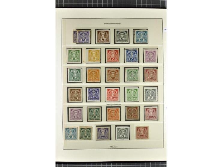 1850/2011, postfrische, ungebrauchte und gestempelte Sammlung, oft in beiden Erhaltungen gesammelt, mit u.a. Mi.-Nr. 161-77, 