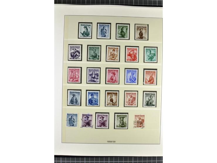 1850/2011, postfrische, ungebrauchte und gestempelte Sammlung, oft in beiden Erhaltungen gesammelt, mit u.a. Mi.-Nr. 161-77, 