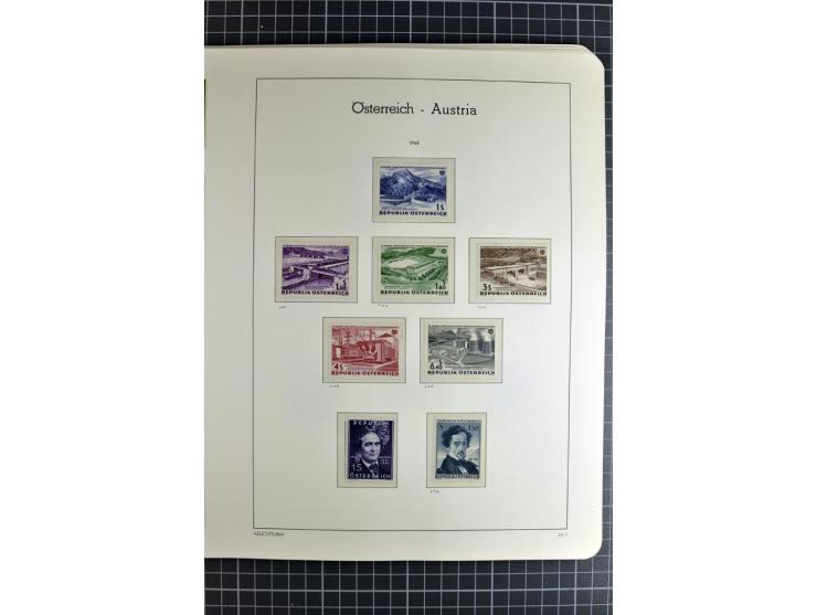 1850/1985 (ca.), postfrische, ungebrauchte und gestempelte Sammlung , gut besetzt mit u.a. Dollfuß und Blitz/Maske, teils etw