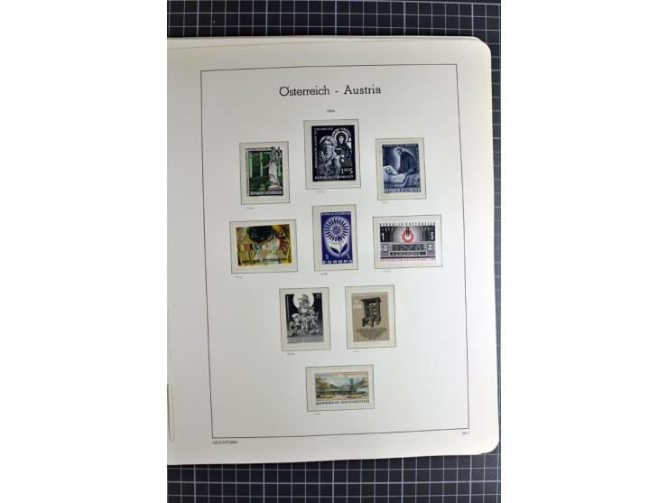 1850/1985 (ca.), postfrische, ungebrauchte und gestempelte Sammlung , gut besetzt mit u.a. Dollfuß und Blitz/Maske, teils etw
