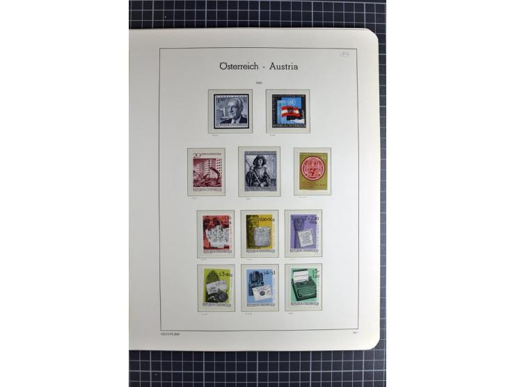 1850/1985 (ca.), postfrische, ungebrauchte und gestempelte Sammlung , gut besetzt mit u.a. Dollfuß und Blitz/Maske, teils etw