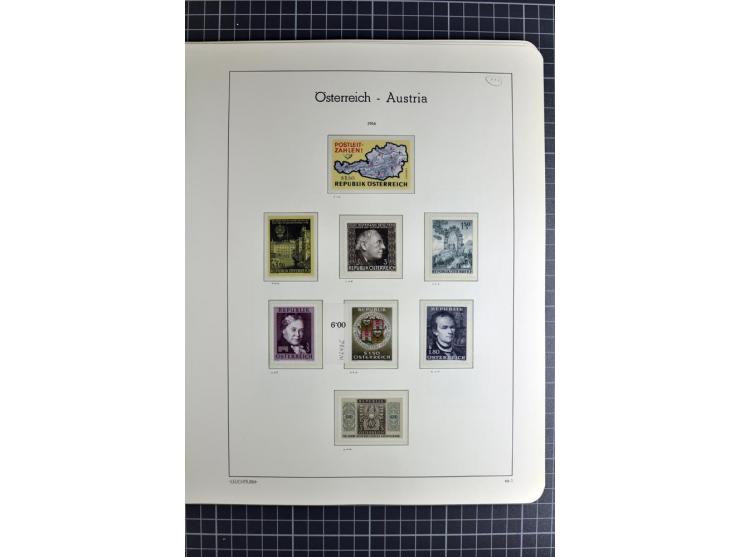 1850/1985 (ca.), postfrische, ungebrauchte und gestempelte Sammlung , gut besetzt mit u.a. Dollfuß und Blitz/Maske, teils etw