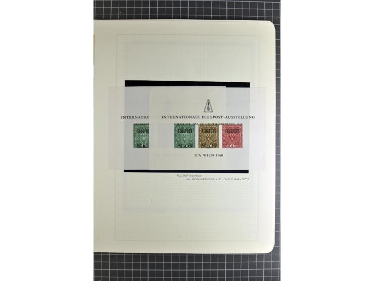 1850/1985 (ca.), postfrische, ungebrauchte und gestempelte Sammlung , gut besetzt mit u.a. Dollfuß und Blitz/Maske, teils etw