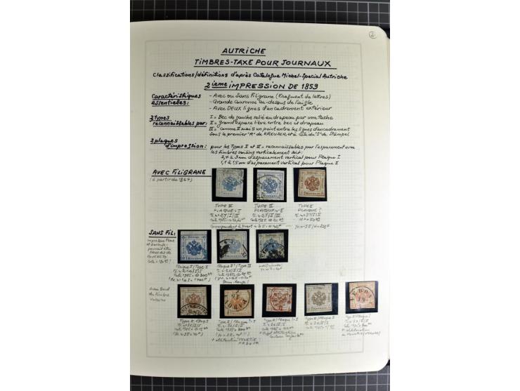 1850/1985 (ca.), postfrische, ungebrauchte und gestempelte Sammlung , gut besetzt mit u.a. Dollfuß und Blitz/Maske, teils etw