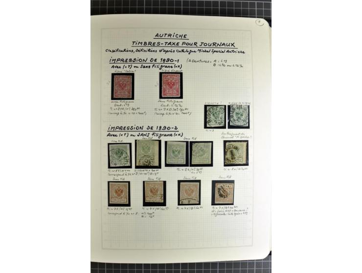 1850/1985 (ca.), postfrische, ungebrauchte und gestempelte Sammlung , gut besetzt mit u.a. Dollfuß und Blitz/Maske, teils etw
