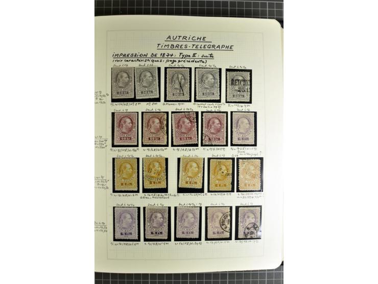 1850/1985 (ca.), postfrische, ungebrauchte und gestempelte Sammlung , gut besetzt mit u.a. Dollfuß und Blitz/Maske, teils etw
