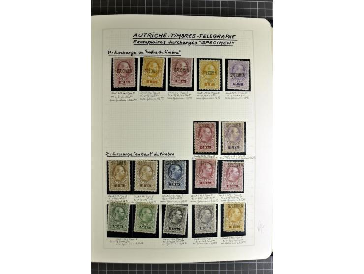 1850/1985 (ca.), postfrische, ungebrauchte und gestempelte Sammlung , gut besetzt mit u.a. Dollfuß und Blitz/Maske, teils etw
