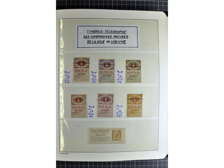 1850/1985 (ca.), postfrische, ungebrauchte und gestempelte Sammlung , gut besetzt mit u.a. Dollfuß und Blitz/Maske, teils etw