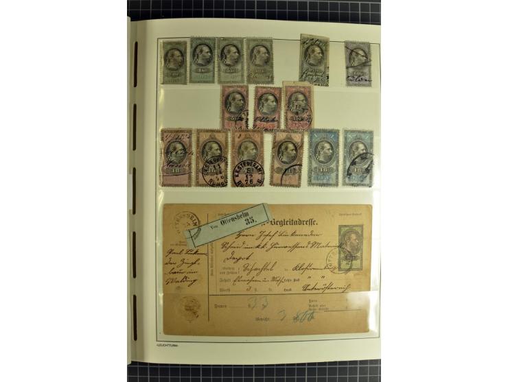 1850/1985 (ca.), postfrische, ungebrauchte und gestempelte Sammlung , gut besetzt mit u.a. Dollfuß und Blitz/Maske, teils etw