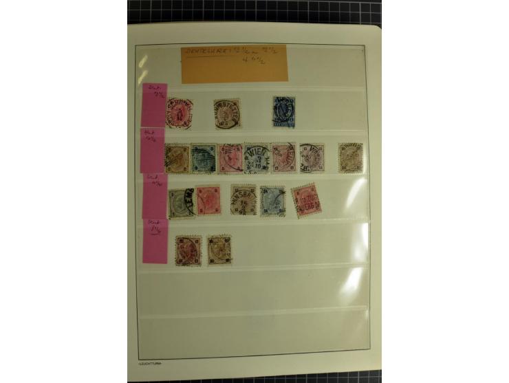 1850/1985 (ca.), postfrische, ungebrauchte und gestempelte Sammlung , gut besetzt mit u.a. Dollfuß und Blitz/Maske, teils etw