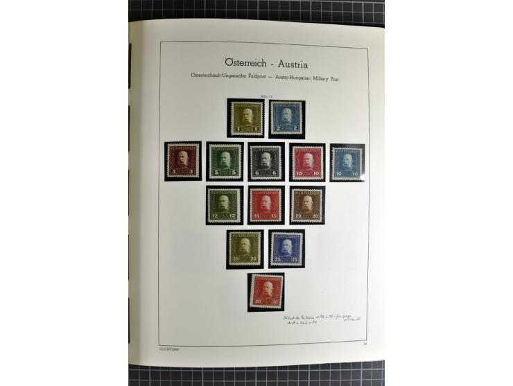 1850/1985 (ca.), postfrische, ungebrauchte und gestempelte Sammlung , gut besetzt mit u.a. Dollfuß und Blitz/Maske, teils etw