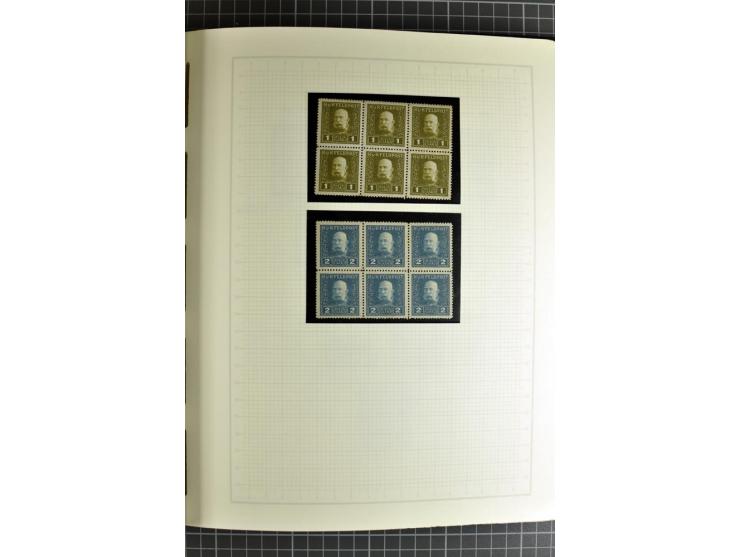 1850/1985 (ca.), postfrische, ungebrauchte und gestempelte Sammlung , gut besetzt mit u.a. Dollfuß und Blitz/Maske, teils etw