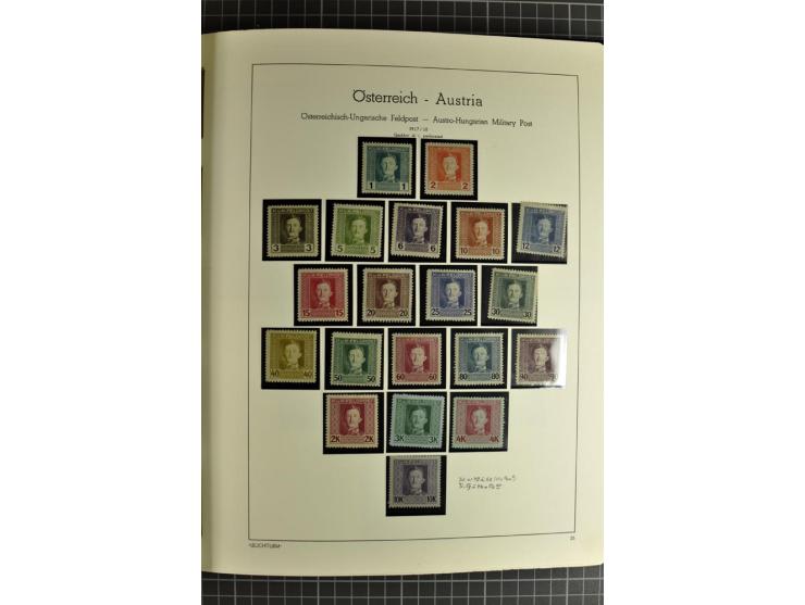 1850/1985 (ca.), postfrische, ungebrauchte und gestempelte Sammlung , gut besetzt mit u.a. Dollfuß und Blitz/Maske, teils etw