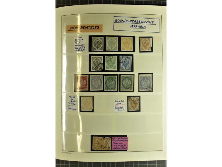 1850/1985 (ca.), postfrische, ungebrauchte und gestempelte Sammlung , gut besetzt mit u.a. Dollfuß und Blitz/Maske, teils etw