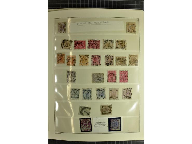 1850/1985 (ca.), postfrische, ungebrauchte und gestempelte Sammlung , gut besetzt mit u.a. Dollfuß und Blitz/Maske, teils etw