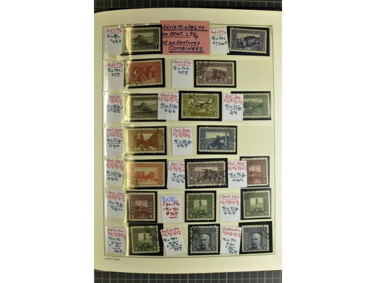 1850/1985 (ca.), postfrische, ungebrauchte und gestempelte Sammlung , gut besetzt mit u.a. Dollfuß und Blitz/Maske, teils etw