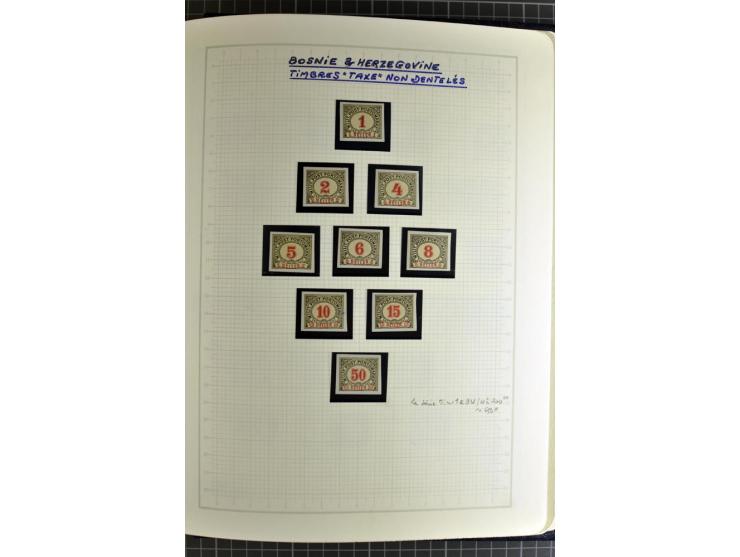 1850/1985 (ca.), postfrische, ungebrauchte und gestempelte Sammlung , gut besetzt mit u.a. Dollfuß und Blitz/Maske, teils etw