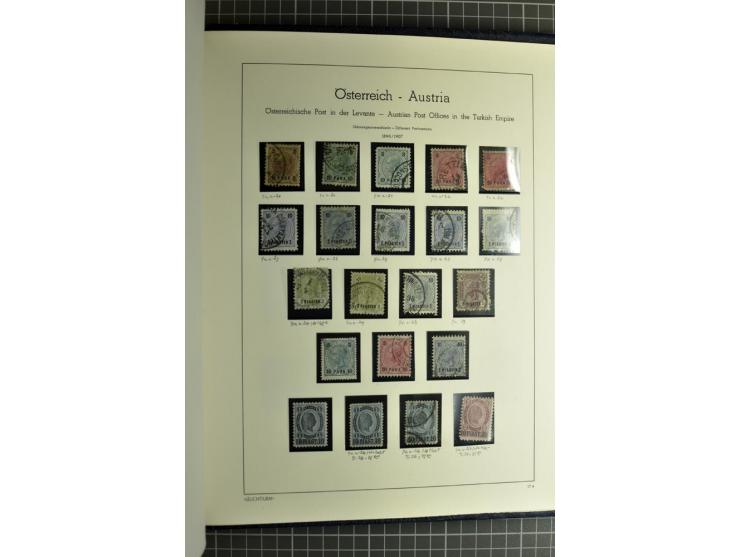 1850/1985 (ca.), postfrische, ungebrauchte und gestempelte Sammlung , gut besetzt mit u.a. Dollfuß und Blitz/Maske, teils etw