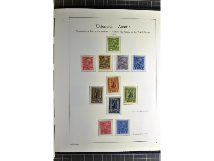 1850/1985 (ca.), postfrische, ungebrauchte und gestempelte Sammlung , gut besetzt mit u.a. Dollfuß und Blitz/Maske, teils etw