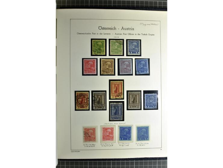 1850/1985 (ca.), postfrische, ungebrauchte und gestempelte Sammlung , gut besetzt mit u.a. Dollfuß und Blitz/Maske, teils etw