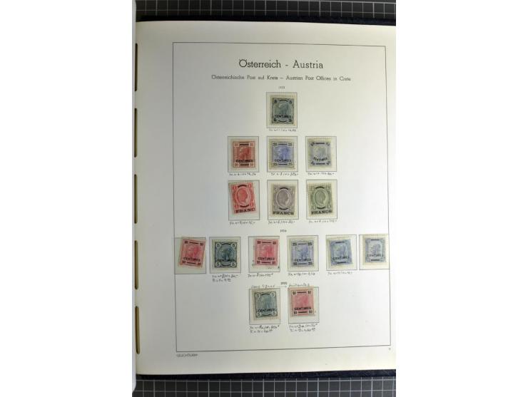 1850/1985 (ca.), postfrische, ungebrauchte und gestempelte Sammlung , gut besetzt mit u.a. Dollfuß und Blitz/Maske, teils etw