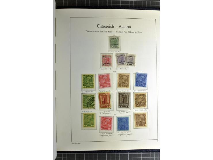 1850/1985 (ca.), postfrische, ungebrauchte und gestempelte Sammlung , gut besetzt mit u.a. Dollfuß und Blitz/Maske, teils etw