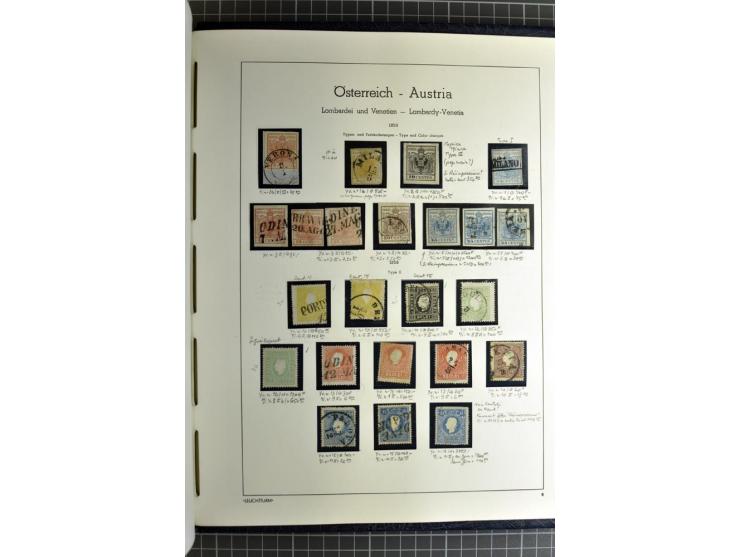 1850/1985 (ca.), postfrische, ungebrauchte und gestempelte Sammlung , gut besetzt mit u.a. Dollfuß und Blitz/Maske, teils etw