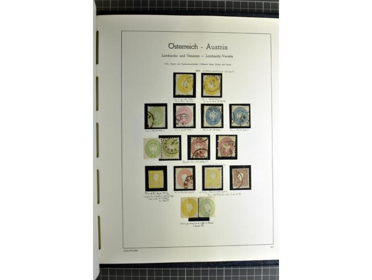 1850/1985 (ca.), postfrische, ungebrauchte und gestempelte Sammlung , gut besetzt mit u.a. Dollfuß und Blitz/Maske, teils etw