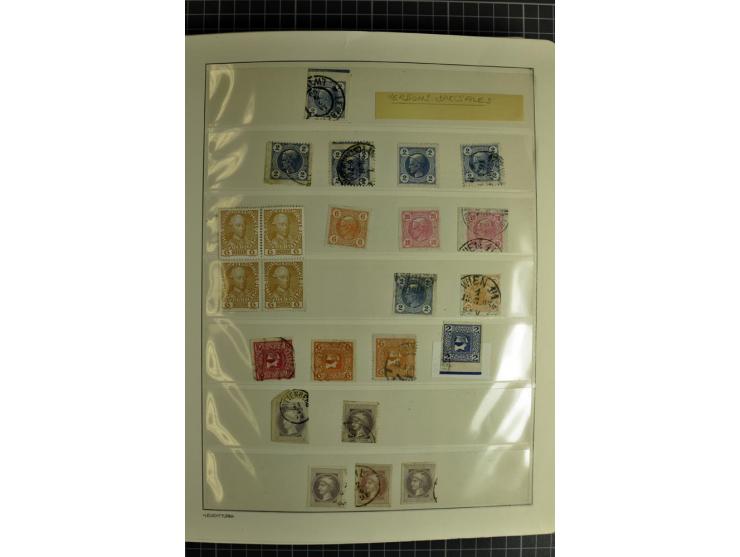 1850/1985 (ca.), postfrische, ungebrauchte und gestempelte Sammlung , gut besetzt mit u.a. Dollfuß und Blitz/Maske, teils etw